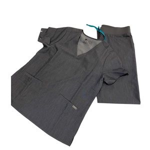 Figs Size Medium Tall Dark Grey Set